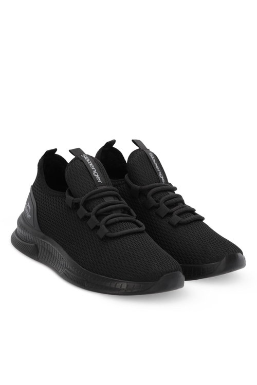 Slazenger ABENA I Erkek Siyah / Koyu Gri Sneaker