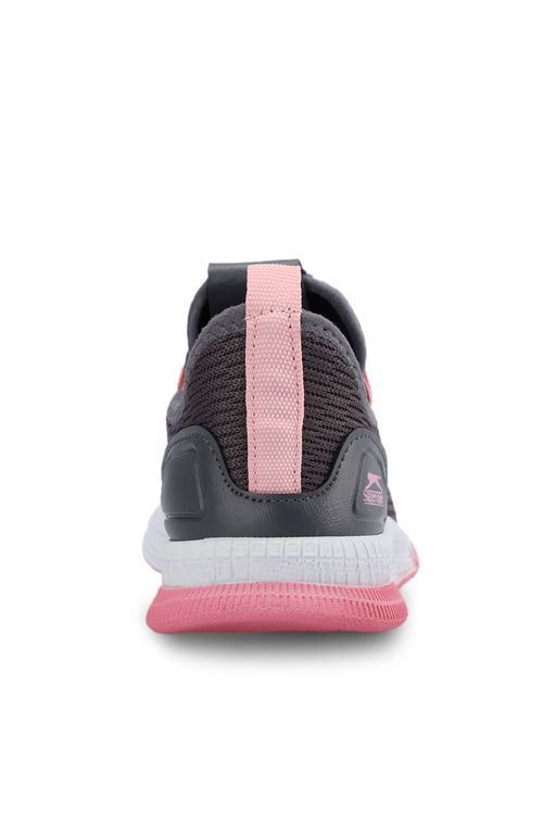 ABENA I Kız Çocuk Sneaker Ayakkabı Koyu Gri / Pembe