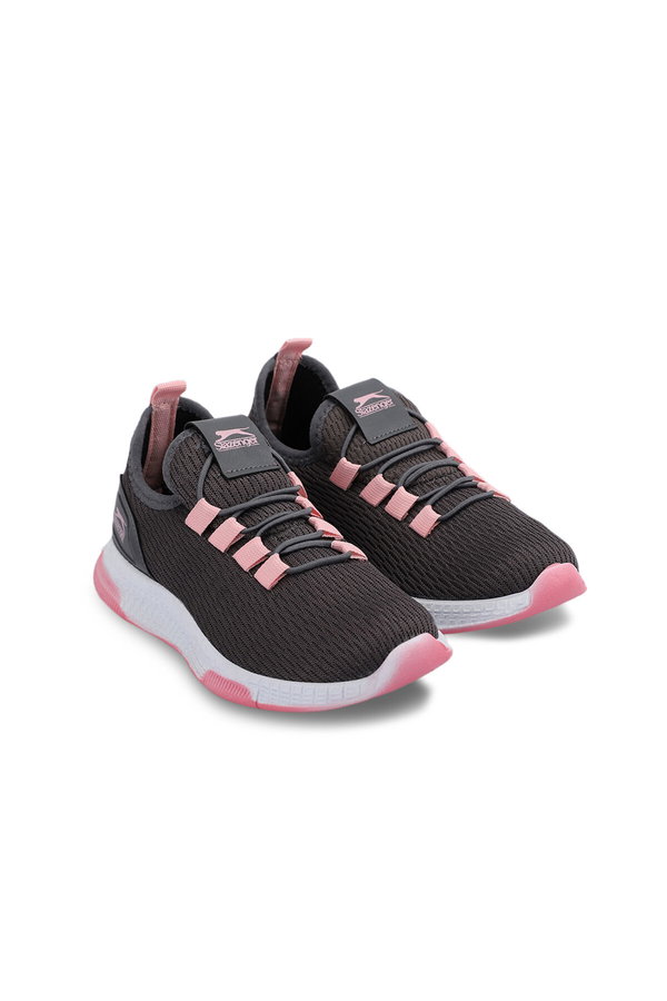 Slazenger ABENA I Kız Çocuk Koyu Gri / Pembe Sneaker