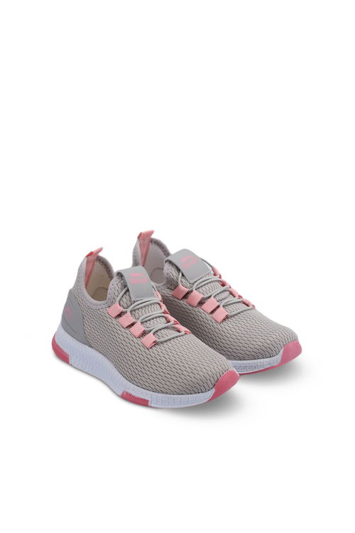 Slazenger ABENA I Kız Çocuk Gri / Pembe Sneaker