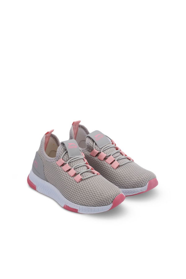 Slazenger ABENA I Kız Çocuk Gri / Pembe Sneaker