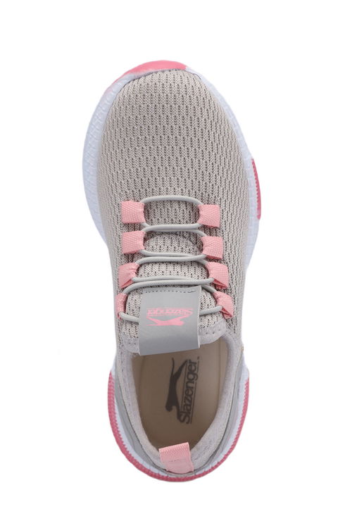 Slazenger ABENA I Kız Çocuk Gri / Pembe Sneaker