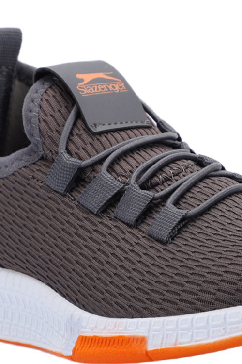 Slazenger ABENA I Unisex Çocuk Koyu Gri / Turuncu Sneaker
