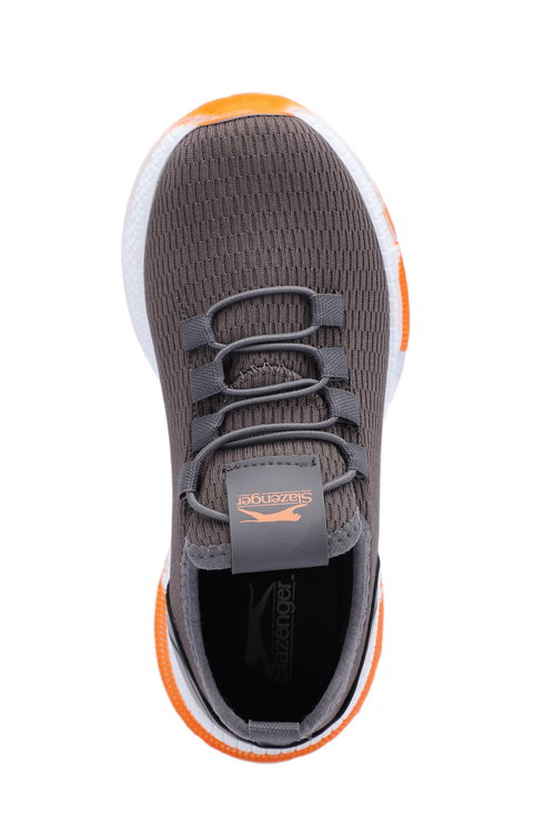 Slazenger ABENA I Unisex Çocuk Koyu Gri / Turuncu Sneaker