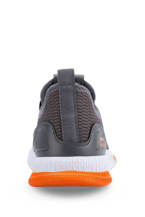 Slazenger ABENA I Unisex Çocuk Koyu Gri / Turuncu Sneaker