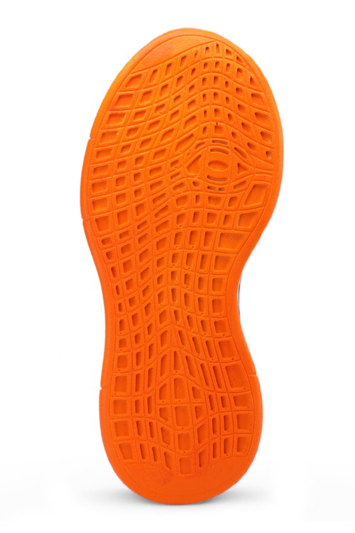 Slazenger ABENA I Unisex Çocuk Koyu Gri / Turuncu Sneaker