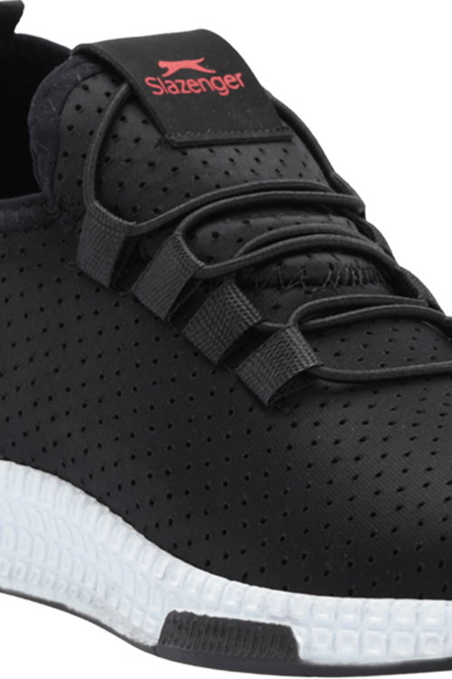 Slazenger ABENA NOK Unisex Çocuk Siyah / Kırmızı Günlük Spor Ayakkabısı