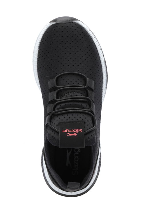 Slazenger ABENA NOK Unisex Çocuk Siyah / Kırmızı Günlük Spor Ayakkabısı