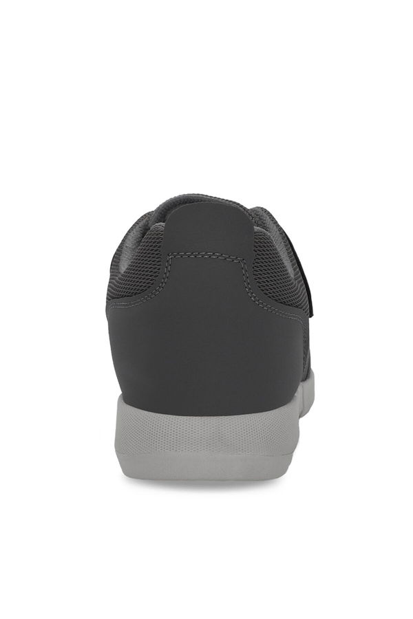Slazenger ACA I Büyük Beden Erkek Cırt Cırtlı Koyu Gri Günlük Spor Ayakkabısı