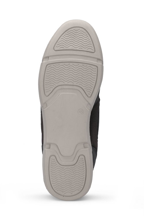Slazenger ACA I Büyük Beden Erkek Cırt Cırtlı Koyu Gri Günlük Spor Ayakkabısı