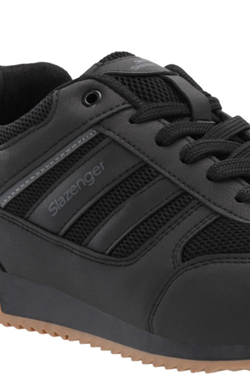 Slazenger ACTIVE I Erkek Siyah Günlük Spor Ayakkabısı