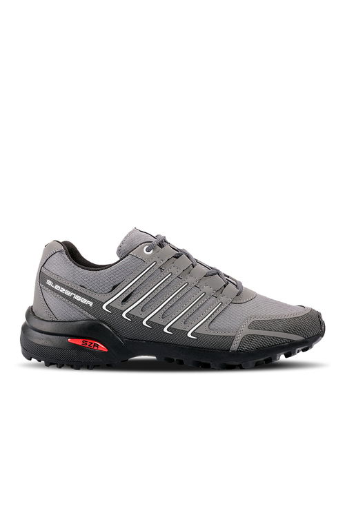Slazenger ADMISSION IN Erkek Koyu Gri / Beyaz Outdoor
