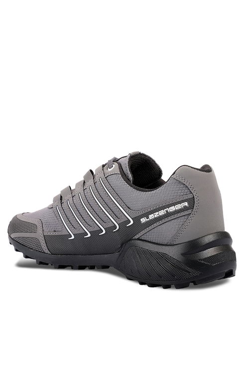 Slazenger ADMISSION IN Erkek Koyu Gri / Beyaz Outdoor
