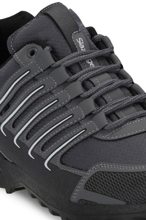 Slazenger ADMISSION IN Erkek Koyu Gri / Beyaz Outdoor