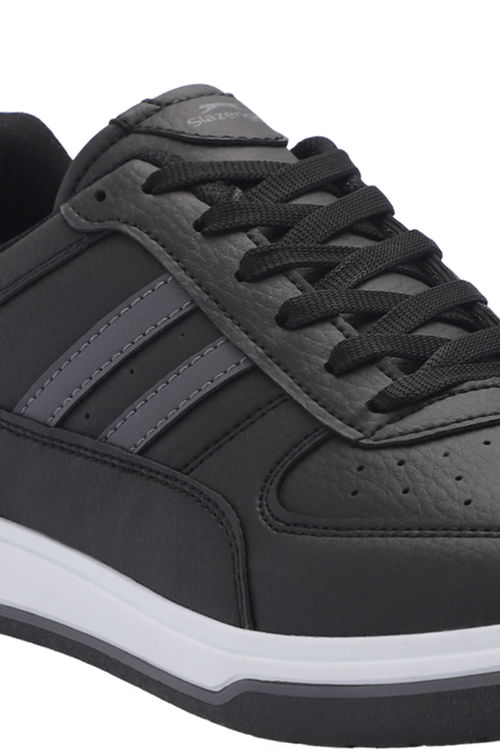 Slazenger ALASTAR I Erkek Siyah / Koyu Gri Günlük Spor Ayakkabısı