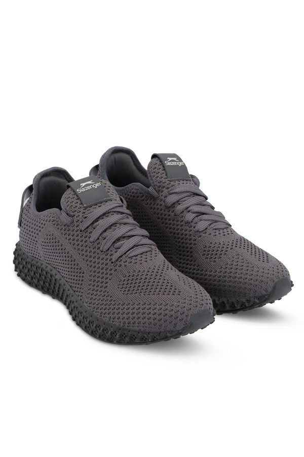 Slazenger ATOMIX Erkek Koyu Gri Koşu & Yürüyüş Spor Ayakkabısı