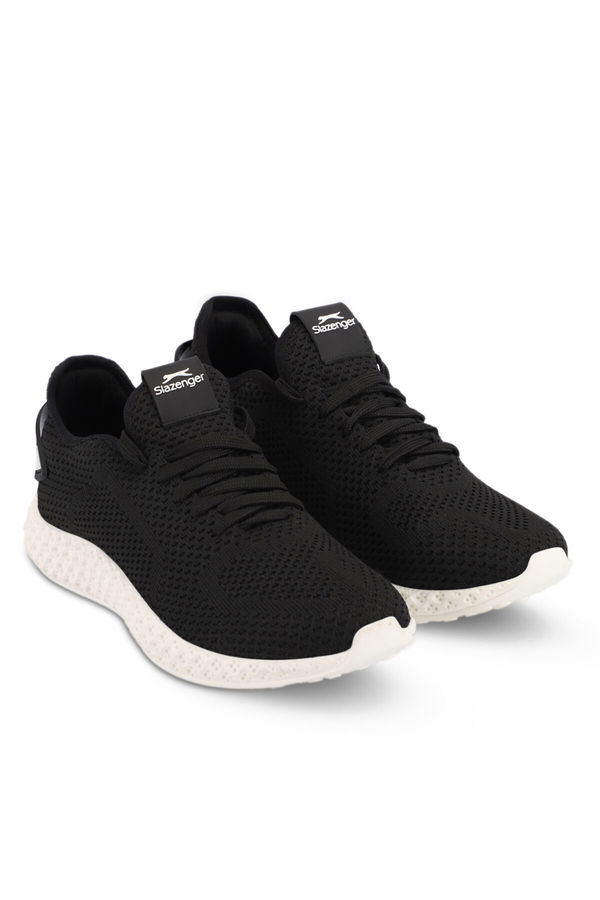 Slazenger ATOMIX Erkek Siyah / Beyaz Koşu & Yürüyüş Spor Ayakkabısı