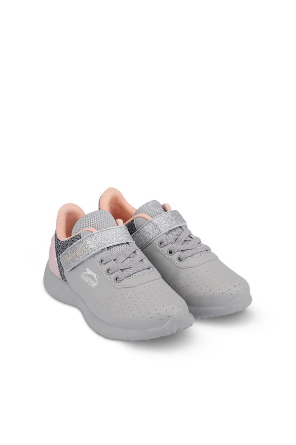 BASKET I Kız Çocuk Sneaker Ayakkabı Gri / Pembe