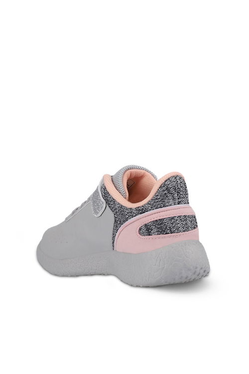 BASKET I Kız Çocuk Sneaker Ayakkabı Gri / Pembe