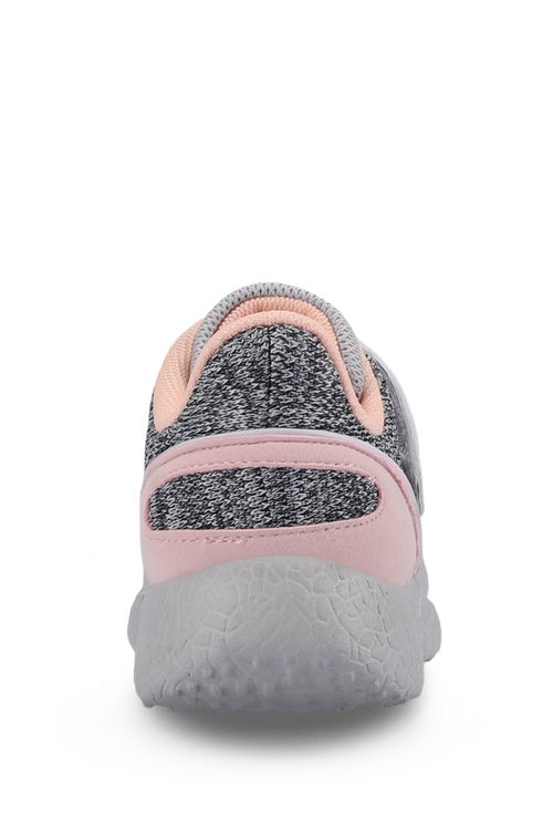 BASKET I Kız Çocuk Sneaker Ayakkabı Gri / Pembe