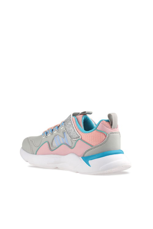 BEST I Kız Çocuk Sneaker Ayakkabı Gri / Pembe