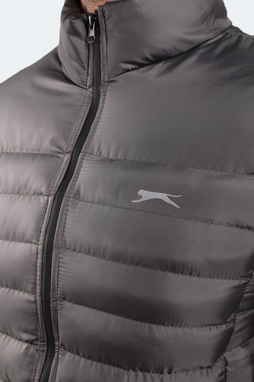 Slazenger BOSS I Erkek Şişme Gri Mont & Kaban