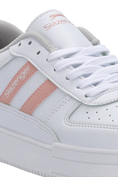 Slazenger CAMP IN Kadın Beyaz / Somon Günlük Spor Ayakkabısı