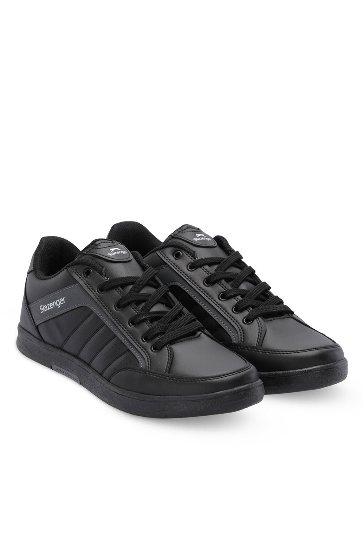 Slazenger CANCER I Kadın Siyah / Siyah Günlük Spor Ayakkabısı - Thumbnail