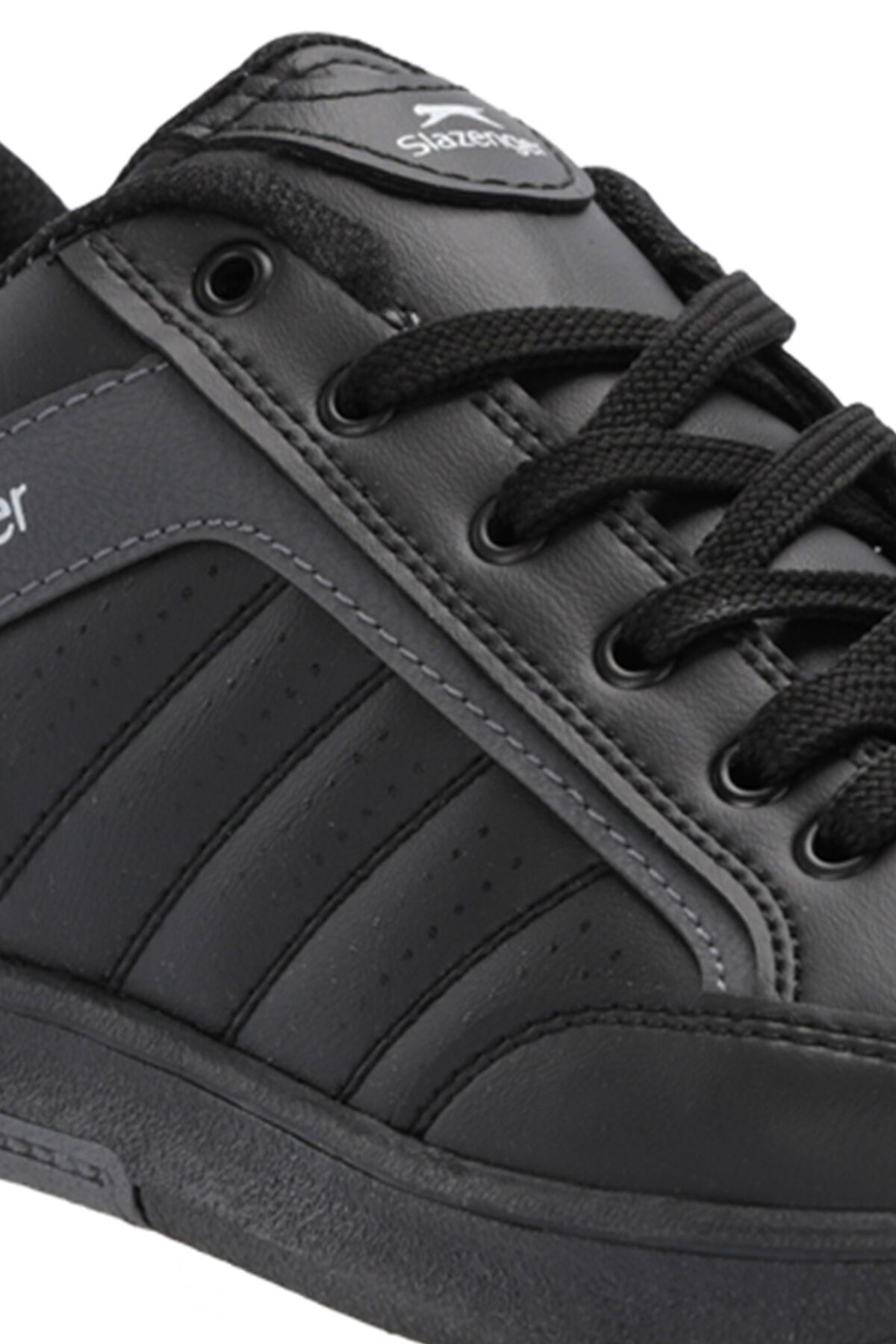 Slazenger CANCER I Kadın Siyah / Siyah Günlük Spor Ayakkabısı - Thumbnail