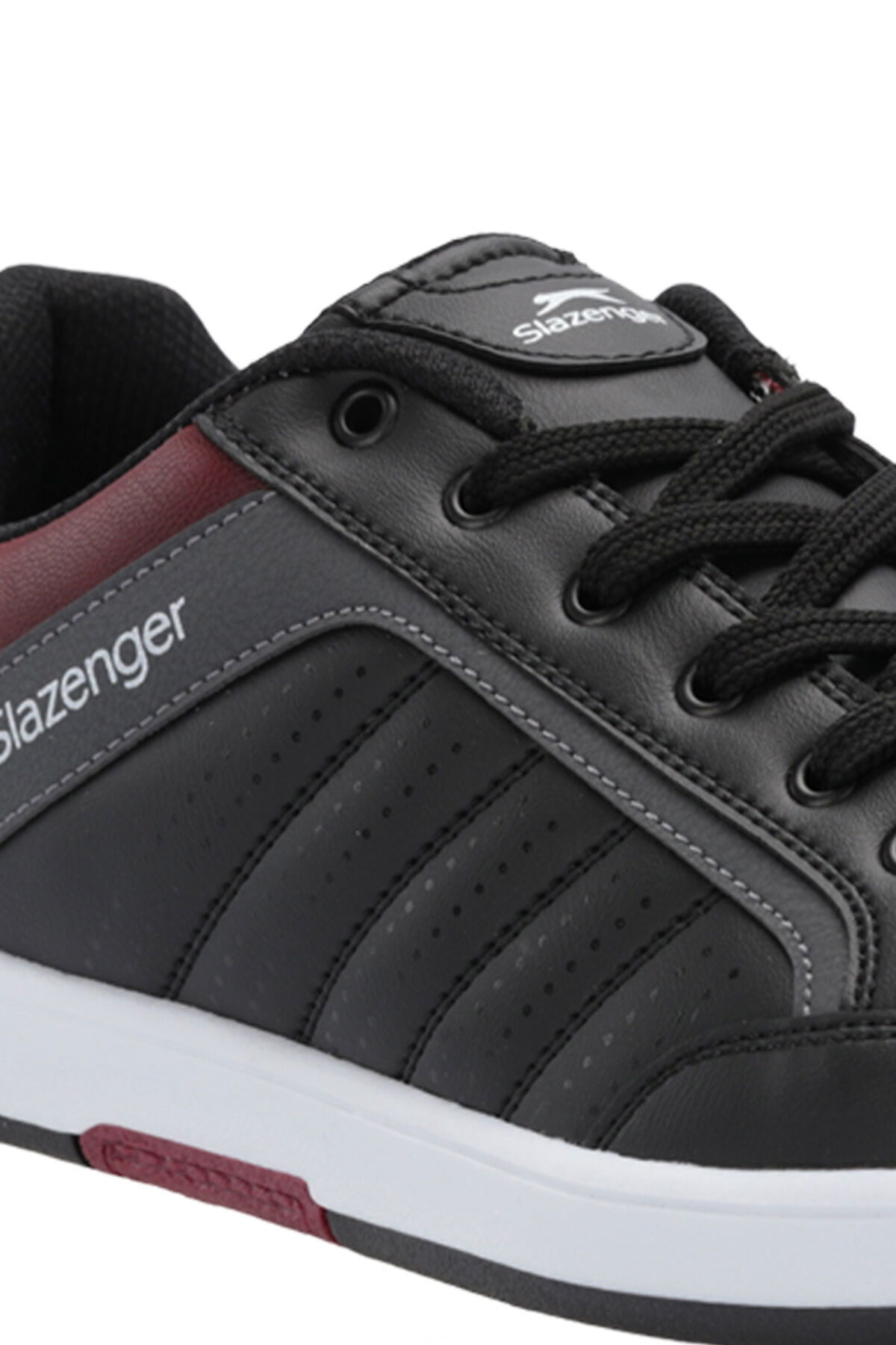 Slazenger CANCER I Kadın Siyah / Beyaz Günlük Spor Ayakkabısı - Thumbnail