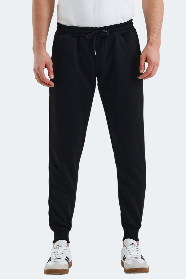 Slazenger CUPA I Erkek Cepli Siyah Eşofman Altı