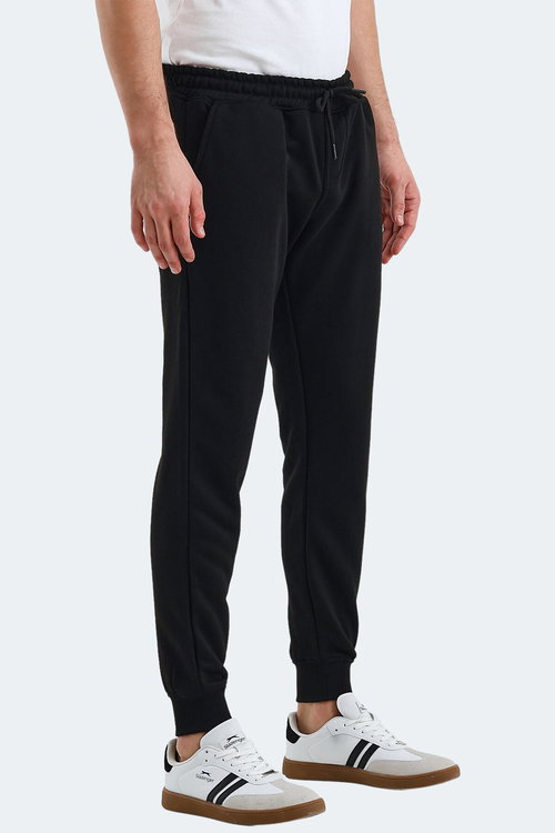 Slazenger CUPA I Erkek Cepli Siyah Eşofman Altı