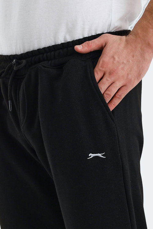 Slazenger CUPA I Erkek Cepli Siyah Eşofman Altı