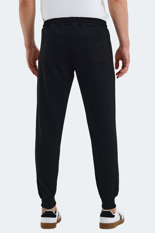 Slazenger CUPA I Erkek Cepli Siyah Eşofman Altı