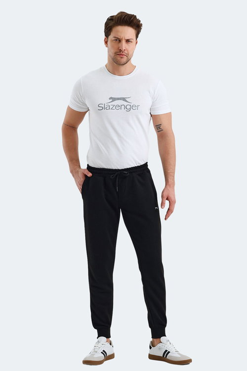 Slazenger CUPA I Erkek Cepli Siyah Eşofman Altı