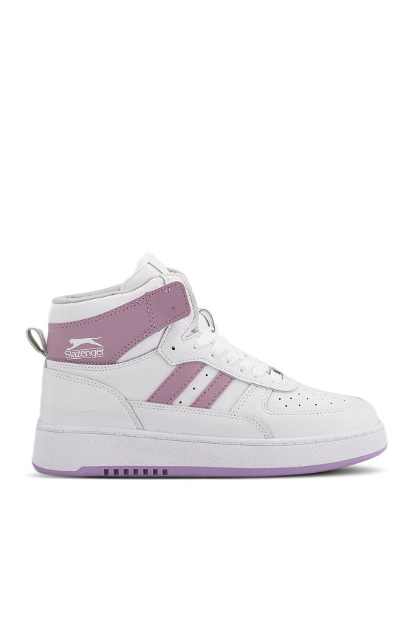 Slazenger DAPHNE HIGH Sneaker Kadın Ayakkabı Beyaz / Mor