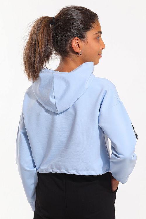 DEBBIE Kız Çocuk Sweatshirt Açık Mavi