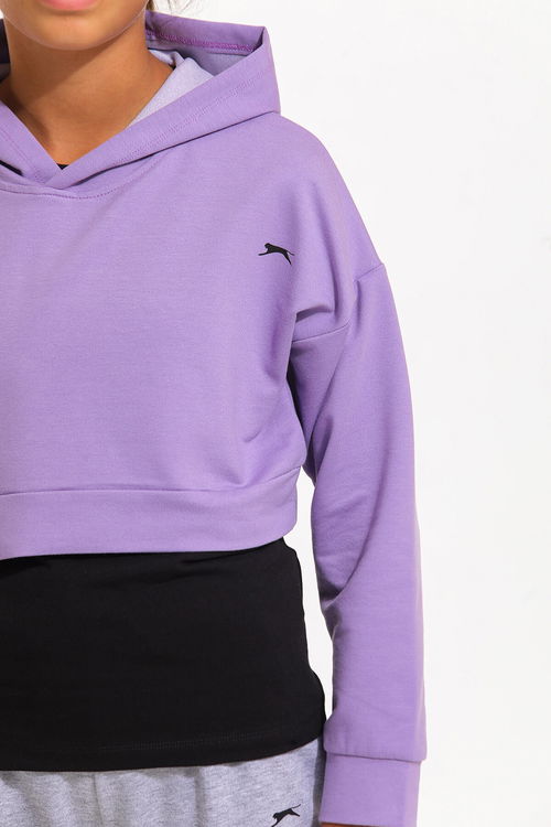 DUA Kız Çocuk Sweatshirt Lila