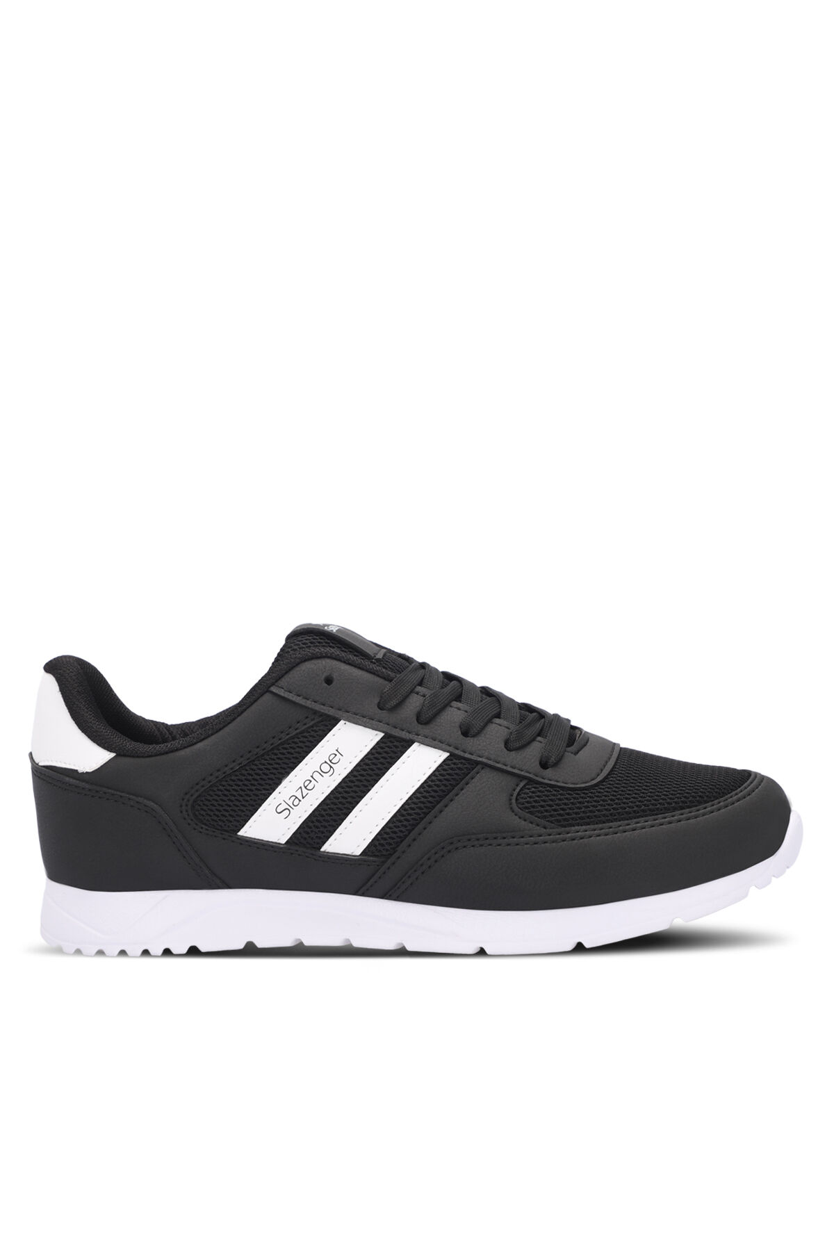 Slazenger EASTERN I Erkek Siyah / Beyaz Günlük Spor Ayakkabısı - Thumbnail