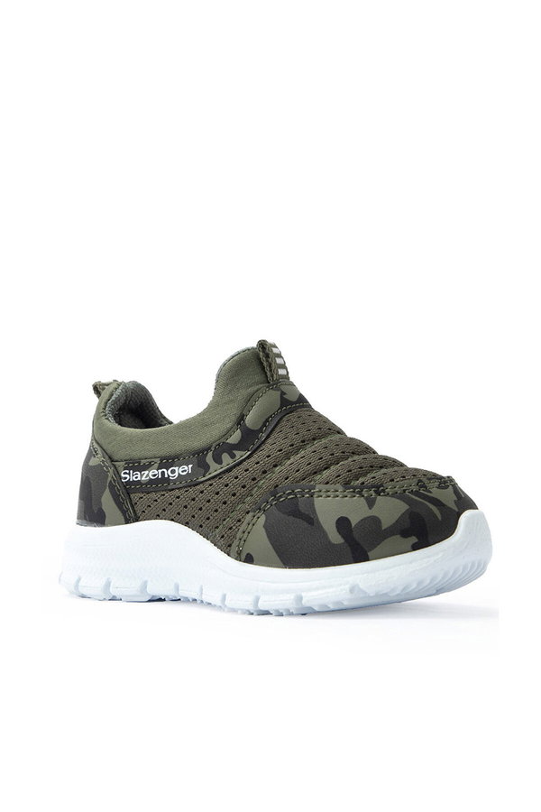 Slazenger EVA Erkek Çocuk Haki Kamuflaj Günlük Spor Ayakkabısı