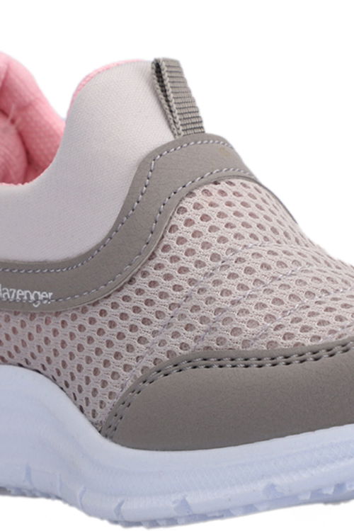 Slazenger EVA Kız Çocuk Gri / Pembe Günlük Spor Ayakkabısı