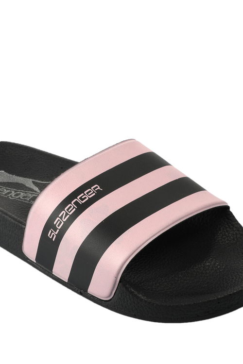 FABRI K Unisex Terlik Siyah / Pembe
