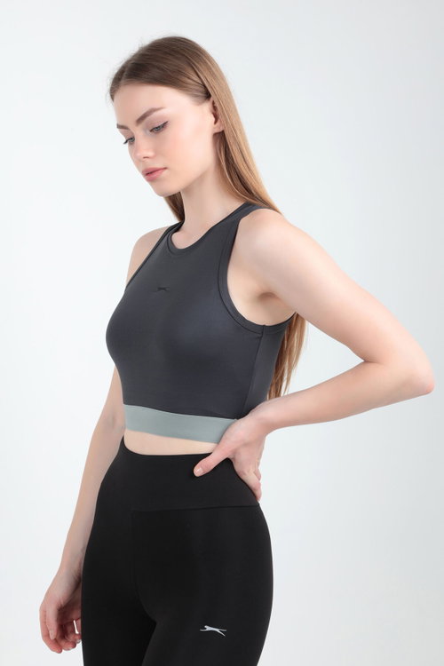 Slazenger GEENA Kadın Koyu Gri Atlet
