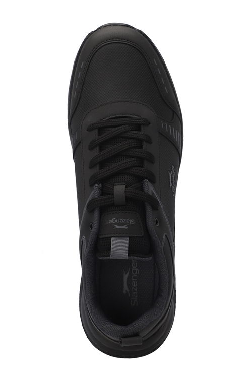 Slazenger GOLDEN I Büyük Beden Erkek Siyah / Siyah Günlük Spor Ayakkabısı