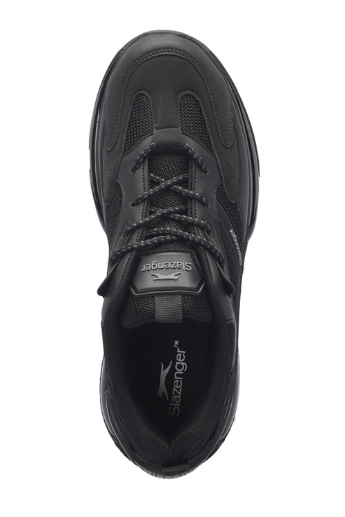 Slazenger GRANT IN Erkek Siyah / Koyu Gri Koşu & Yürüyüş Spor Ayakkabısı