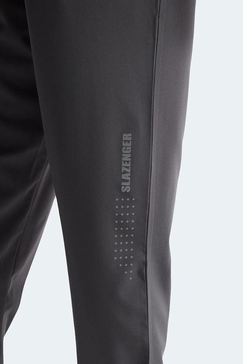 Slazenger GRIET Erkek Fermuar Cepli Koyu Gri Eşofman Altı