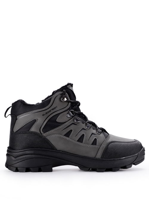 Slazenger GUFY NEW I Erkek Fermuarlı Koyu Gri Outdoor