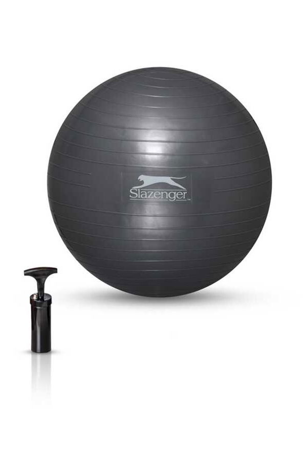 Gymball 55 cm (Pompa Dahildir) Unisex Pilates Topu Gri