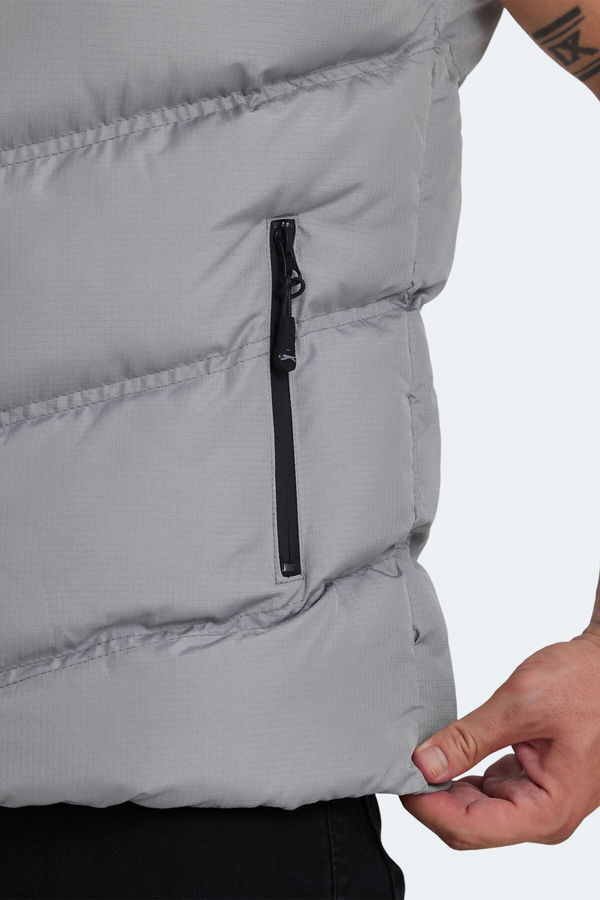 Slazenger HANDLE IN Erkek Yelek Açık Gri