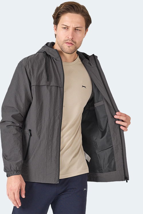 Slazenger HANGA Erkek Antrasit Yağmurluk